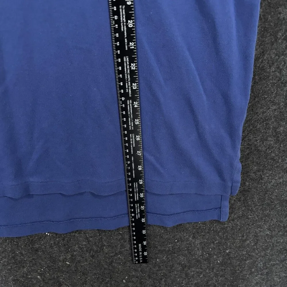 Polo By Ralph Lauren Shirt Men's XL Blue Cotton Knit Pony Logo Preppy Casual